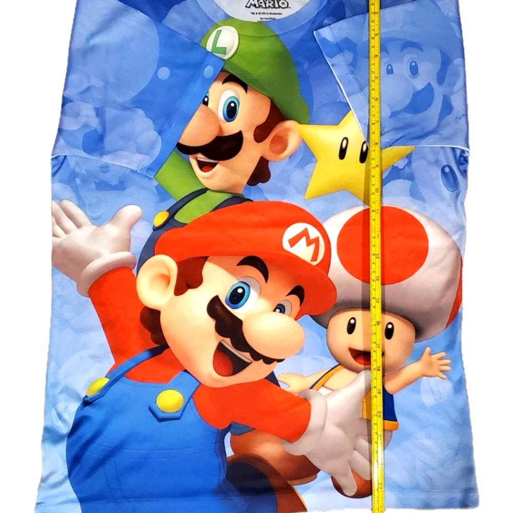 Super Mario Two Sided Boys t-shirt size 14-16 XL - Picture 5 of 5